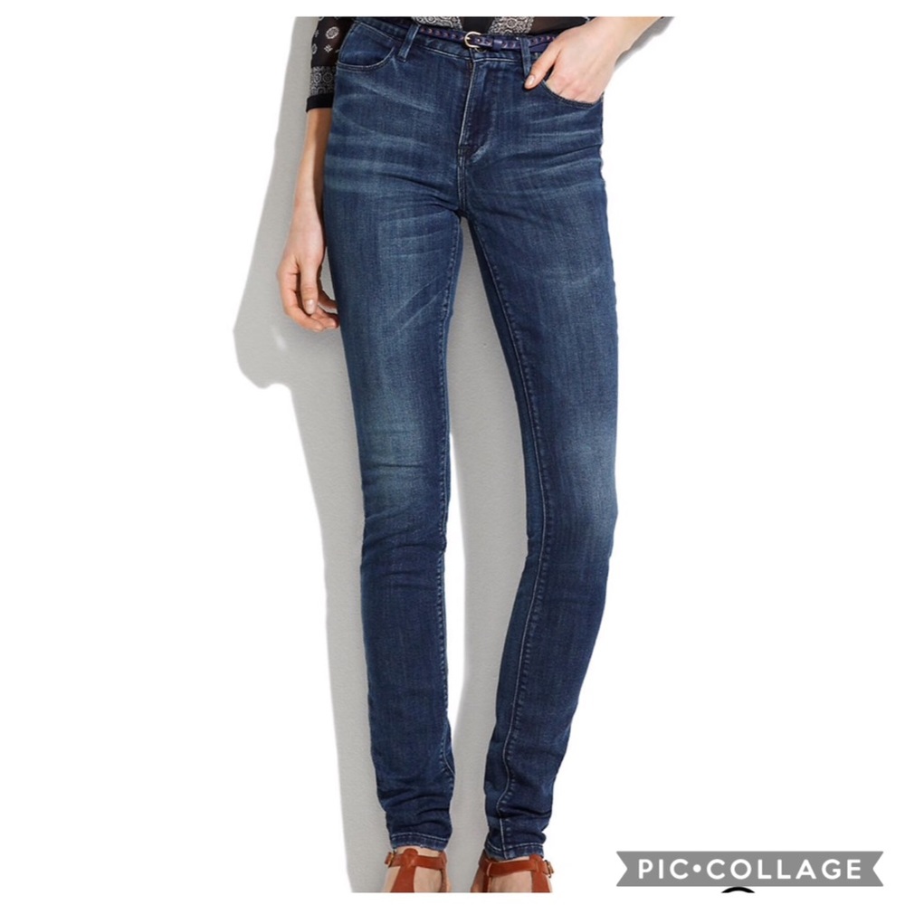 EUC Madewell Skinny Skinny Ankle High Rise Jeans